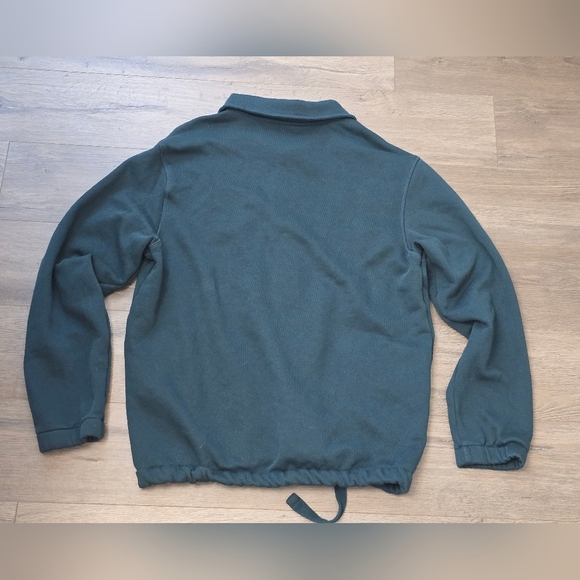 Zara Men Green Cotton Jacket Blazer XL Green Varsity Collegiate - Picture 9 of 9